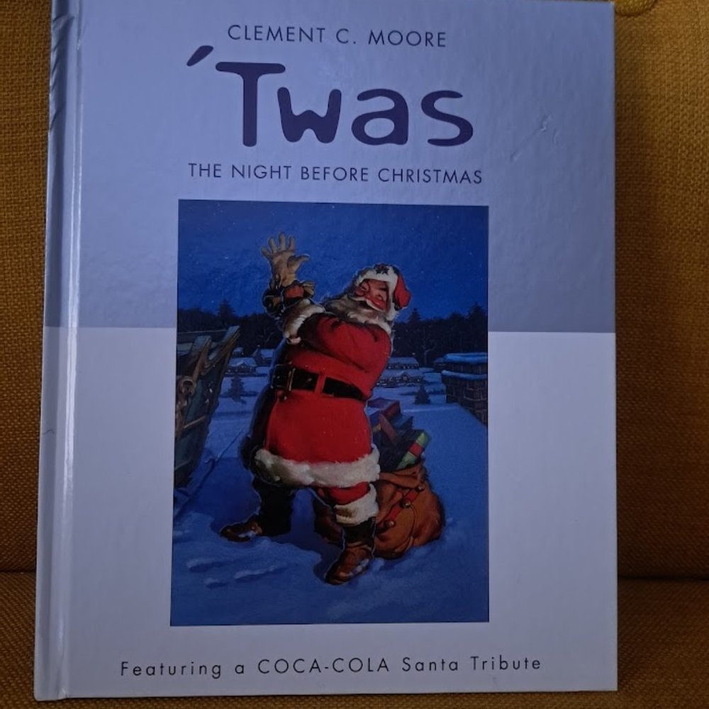 Vintage Hallmark & Coca-Cola Santa Tribute Twas the Night Before Christmas Book